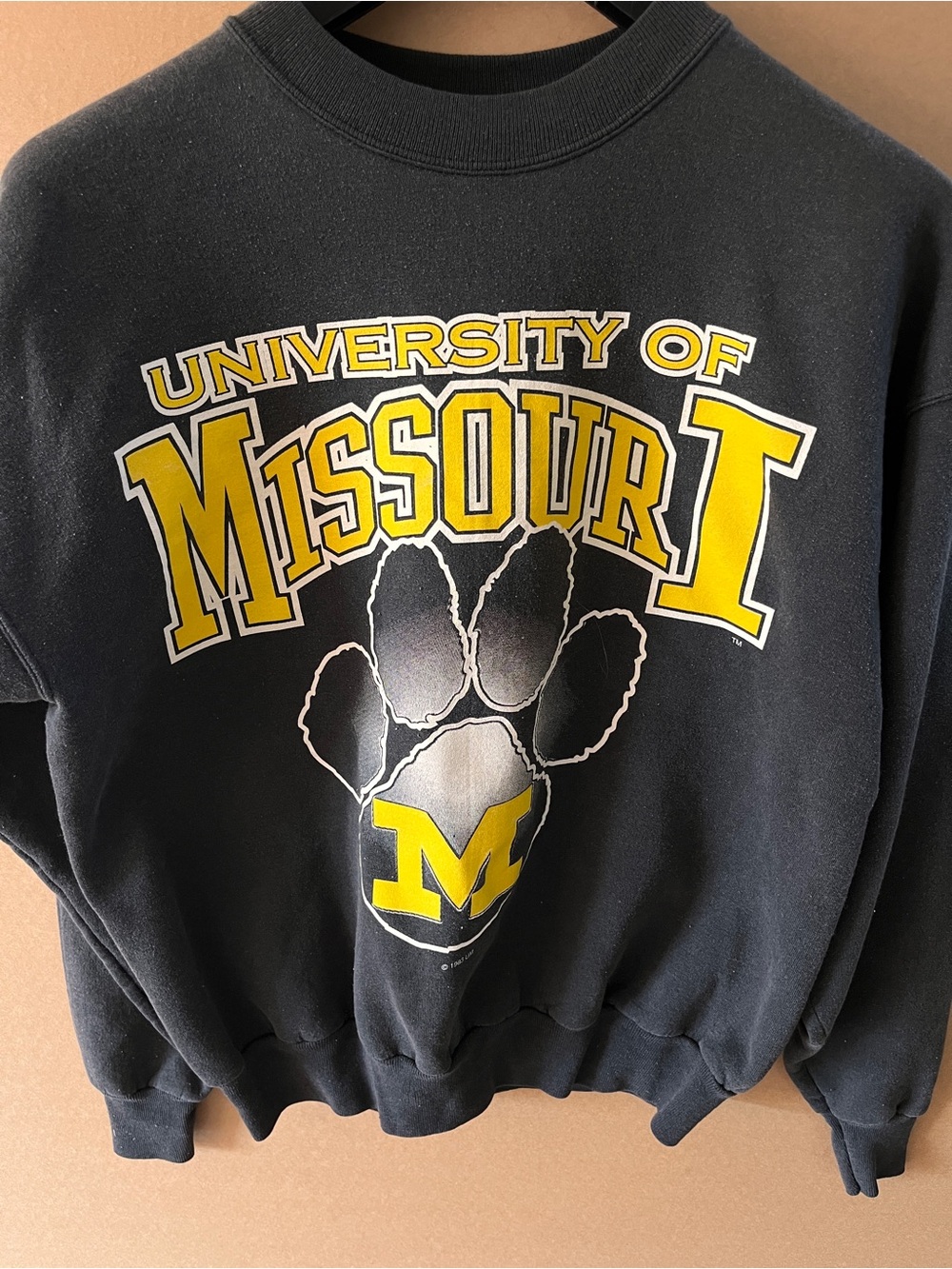 Vintage 1983 Mizzou Tigers University of Missouri Sweatshirt Size Large RARE🔥